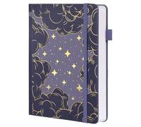 TIEFOSSI A5 Dotted Journal for Women Men, Dot Grid Notebook, 160 GSM Thick Paper, 192 Numbered Pages, Dotted Journal Notebook for Planner Organization, 5.8 x 8.2 in