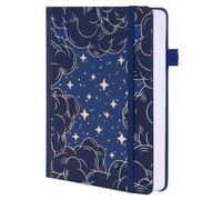 TIEFOSSI A5 Dotted Journal for Women Men, Dot Grid Notebook, 160 GSM Thick Paper, 192 Numbered Pages, Dotted Journal Notebook for Planner Organization, 5.8 x 8.2 in