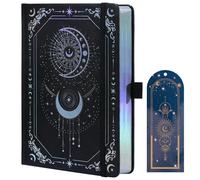 TIEFOSSI Bullet Dot Journal, 160gsm 190 Numbered Pages, Diary for Work & Sketching, A5 Hardcover Leather Journal for Writing Women Men