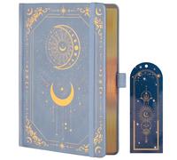 TIEFOSSI Bullet Dot Journal, 160gsm 190 Numbered Pages, Diary for Work & Sketching, A5 Hardcover Leather Journal for Writing Women Men