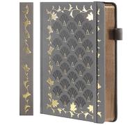TIEFOSSI Bullet Dot Journal, Vintage Journal Notebook for Women Men, 160 GSM 192 Premium Pages, A5 Hardcover Journaling Notebooks Gift, for Travel Office Daily Writing