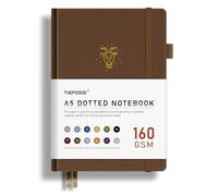 TIEFOSSI Bullet Dotted Journal, 160GSM Bleed Proof Thick Paper, Constellations Dot Notebook, Capricorn Journal for Women, 256 Numbered Dot Grid Pages