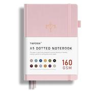 TIEFOSSI Bullet Dotted Journal, 160GSM Bleed Proof Thick Paper, Constellations Dot Notebook, Libra Journal for Women, 256 Numbered Dot Grid Pages