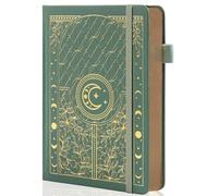 TIEFOSSI Bullet Dotted Journal Notebook, 160gsm Numbered Thick Paper, A5 Hardcover Dotted Grid Diary for Women Men Work Writing, Bullet Journaling, Drawing