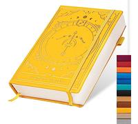 TIEFOSSI Constellations A5 Dotted Hardcover Journal Notebook, 100gsm 400pages Writing Paper, Bullet Organizers Notebook for Women, Men, Teens (Sagittarius)