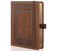 TIEFOSSI Dot Journals for Women Men, Dot Journals for Writing Women, 160gsm Thick Paper, 190 Numbered Pages, for Planner Organization