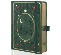 TIEFOSSI Dot Notebooks, A5 Hardcover Dot Journals for Writing Women, 160gsm Thick Paper, 190 Numbered Pages, for Planner Organization