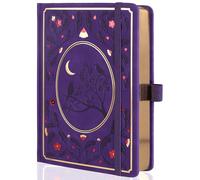 TIEFOSSI Dot Notebooks, A5 Hardcover Dot Journals for Writing Women, 160gsm Thick Paper, 190 Numbered Pages, for Planner Organization