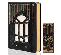 TIEFOSSI Dotted Journal Notebook for Men & Women, Dragon Notebook with Hollow Out Cover Design, A5 Hardcover Journal with Bookmark for Boy, 160 GSM Thick Paper and 192 Numbered Pages