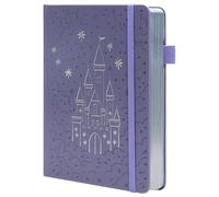 TIEFOSSI Dotted Journal Notebook for Women Men, A5 Hardcover PU Leather Dot Grid Notebook for Journaling Writing Sketching, 160 GSM Thick paper, 192 Numbered Pages, Silver Edge