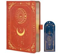 TIEFOSSI Lined Journal for Women Men, Vintage Notebooks with Bookmarks, Hardcover A5 College Ruled Notebook 316 Numbered Pages for Writing, Daily Journal for Work School, Note Taking
