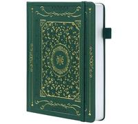 TIEFOSSI Lined Notebook, 100gsm Thick Paper, Hardcover College Ruled Journals for Women Men, 320 Numbered pages, for Travel, School and Office Use