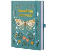 TIEFOSSI Reading Journal for Book Lovers, Track Your Reading Progress, 85 Book Reviews, Stage Reading Record, Hardcover A5 Journal Reading Planner, Gifts for Readers