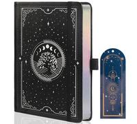 TIEFOSSI Tree of Life Journal, A5 Dotted Journal for Women Men, Dot Aesthetic Notebook with 190 Numbered Pages, Hardcover Vegan Leather Journals with Bookmark, 160 GSM Thick Paper