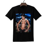 TIEGUAN Lil Kim Black Tshirt Black Black M