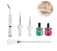 TIEGUANJIA Sewing Machine Cleaning & Maintenance Kit | All-in-One Repair Accessories withl Brushes, Mini Screwdrivers & Tools | Portable Sewing Machine Care Set for Home & Professional Use