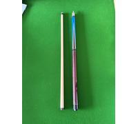 Tiekerbilir Heavy Hitter Jump Break Cue 3-Piece, 23oz~25oz 14mm Bakelite Tip Pool Cue for Effortless Jumps (Blue A)