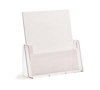 TIELO Clear Freestanding Countertop Leaflet Literature Holder Brochure Dispenser Multiple Sizes (1, A4 Portrait)