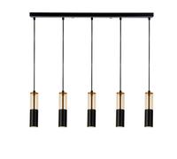 Tien 5 Light Pendant Bar Ceiling Light black