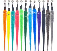 TIENAILING Cat Toy Worm Refills, 12 Pieces Interactive Cat Wand Attachments Worms Toy for Indoor Cats