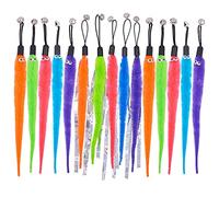 TIENAILING Cat Toy Worm Refills, 15 Pieces Interactive Cat Wand Attachments Worms Toy for Indoor Cats
