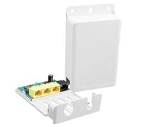TIENFOKOTA Outdoor PoE Gigabit Extender,1 in 3 Out Waterproof POE Repeater,802.3af/at,Extends Up to 250m（820ft）Ideal for IP Cameras & Outdoor Networks,Wall Mount Plug & Play (OR-P1003F)