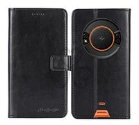 TienJueShi Black Book Stand Retro Flip Leather Protector Phone TPU Silicone Case For Ulefone Power Armor 16 Pro 5.93 inch Gel Cover Etui Wallet