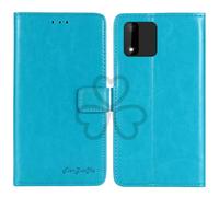 TienJueShi Blue Book Stand Retro Business Flip Leather Protector Phone Case Cover Etui Wallet For Vodafone V Lite 2 4G 6 inch