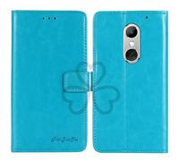 TienJueShi Blue Book Stand Retro Business Flip Leather Protector Phone Case For Artfone Smart 500 5 inch Cover Etui Wallet