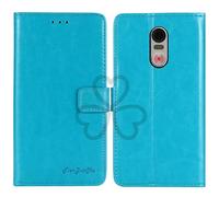 TienJueShi Blue Book Stand Retro Business Flip Leather Protector Phone Case For Swissvoice s510-C s510-M 5 inch Cover Etui Wallet