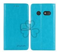 TienJueShi Blue Book Stand Retro Business Flip Leather Protector Phone Case For TTfone TT240 2.4 inch Cover Etui Wallet