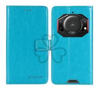TienJueShi Blue Book Stand Retro Flip Leather Protector Phone TPU Silicone Case For FOSSiBOT F101 5.45 inch Gel Cover Etui Wallet