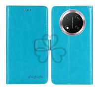 TienJueShi Blue Book Stand Retro Flip Leather Protector Phone TPU Silicone Case Gel Cover Etui Wallet For Honor Magic7 Lite X9c 5G 6.78 inch