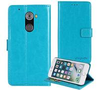 TienJueShi Blue Book-Style Flip Leather Protector Case Cover Skin Etui Wallet For EE Hawk 5 inch