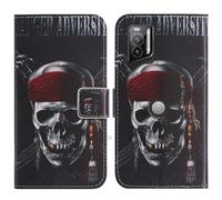 TienJueShi Brown Book Stand Retro Business Flip Leather Protector Phone Case Cover Etui Wallet For Crosscall Stellar M6 M6E 6.1 inch