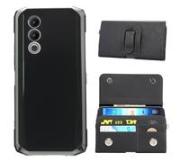 TienJueShi Business Clip Leather Protector Phone Case TPU Silicone Cover Etui Wallet Gel Rubber For DOOGEE Blade 20 Turbo 6.6 inch