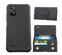 TienJueShi Business Clip Leather Protector Phone Case TPU Silicone Cover Etui Wallet Gel Rubber For Umidigi Bison X20 6.53 inch