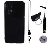 TienJueShi Business Clip Leather Protector Phone Case TPU Silicone Cover Etui Wallet Gel Rubber Skin For Blackview A85 6.5 inch