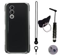 TienJueShi Business Clip Leather Protector Phone Case TPU Silicone Cover Etui Wallet Gel Rubber Skin For DOOGEE Blade 20 Turbo 6.6 inch