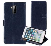 TienJueShi Dark Blue Book Stand Flip Leather Protector Phone TPU Silicone Case For Ulefone Armor X9 5.5 inch Gel Cover Etui Wallet