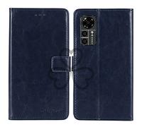 TienJueShi Dark Blue Book Stand Retro Business Flip Leather Protector Phone Case For xGODY X17 5.45 inch Cover Etui Wallet