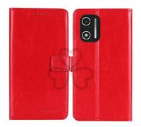 TienJueShi Red Book Stand Retro Business Flip Leather Protector Phone Case Cover Etui Wallet For Xgody Android Phone X32 2025 5.5 inch