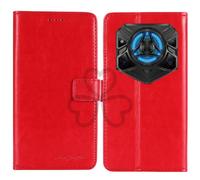 TienJueShi Red Book Stand Retro Flip Leather Protector Phone TPU Silicone Case Gel Cover Etui Wallet For DOOGEE Blade 20 Play 6.6 inch