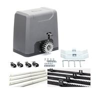 TIEOAXFT 1500KG 3200LBS Intensive Use 4 REMOTE CONTROL AUTOMATIC SLIDING GATE OPENER Motor Operator With 3m,4m,5m,6mracks(5m nylon rack kit)