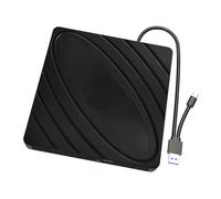 TIEOAXFT 3D External Blu Ray Drive USB 3.0 Portable Bluray Burner Support 50G Disc Read/Write Bluray Drives Compatible for Windows MacOS