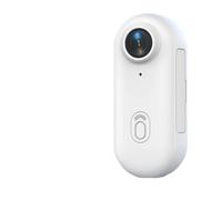 TIEOAXFT 4K Thumb Action Camera, HD Sports, Digital Image Stabilization, Automatic Exposure, 800mAh Battery, Rechargeable Lithium(White simple)