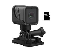 TIEOAXFT Action Camera with Image Stabilization, Full HD 1080P, Waterproof Sport Camcorder for Outdoor Recording(With 32gb Tf Card)