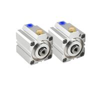 TIEOAXFT SSA25x30-S With Magnet Compact Single-Acting Pneumatic Air Cylinder 5/10/20/30/40/50/60/70/80/90/100mm Stroke