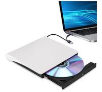 TIEOAXFT USB3.0 Type-c External CD DVD RW Drive Burner Portable DVD Player Reader Optical Drives For Laptop PC Windows11 10 Mac Linux OS