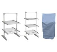 Tier Heated Airer: 3-Tier/No Cover